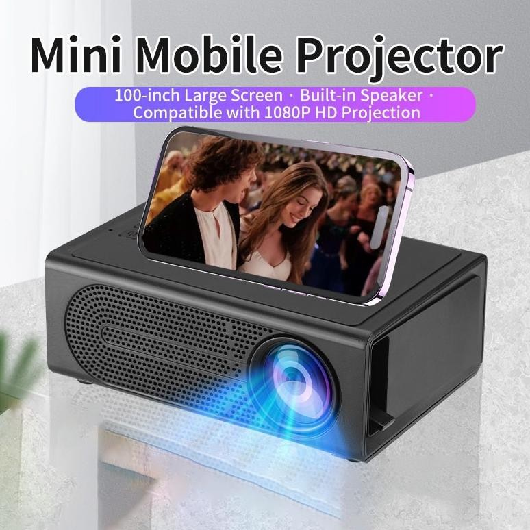 proyektor mini proyektor mini portable hp home theater screen proyektor kabel hdmi laptop ke proyekt