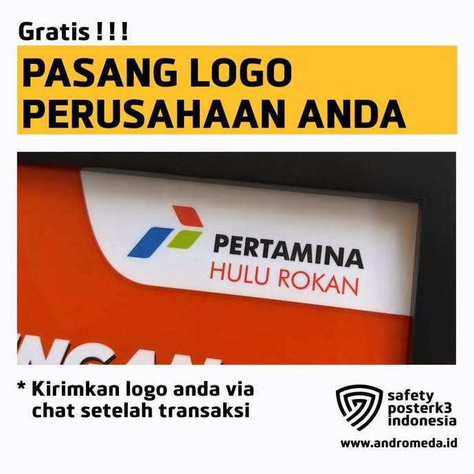 Spesial Safety Poster K3 Keselamatan Kerja Uu No.3 + Pigura