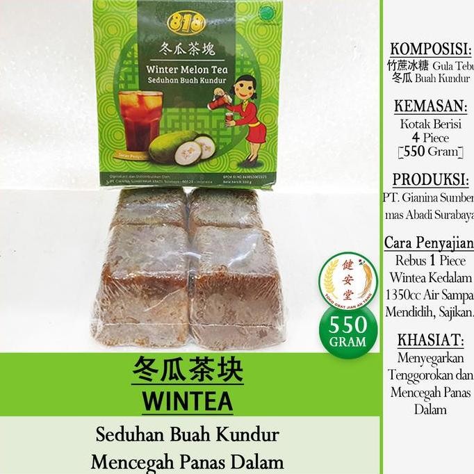 

#####] [818] WINTERMELON TEA [] 550gr Seduhan Buah Kundur u.Panas Dalam