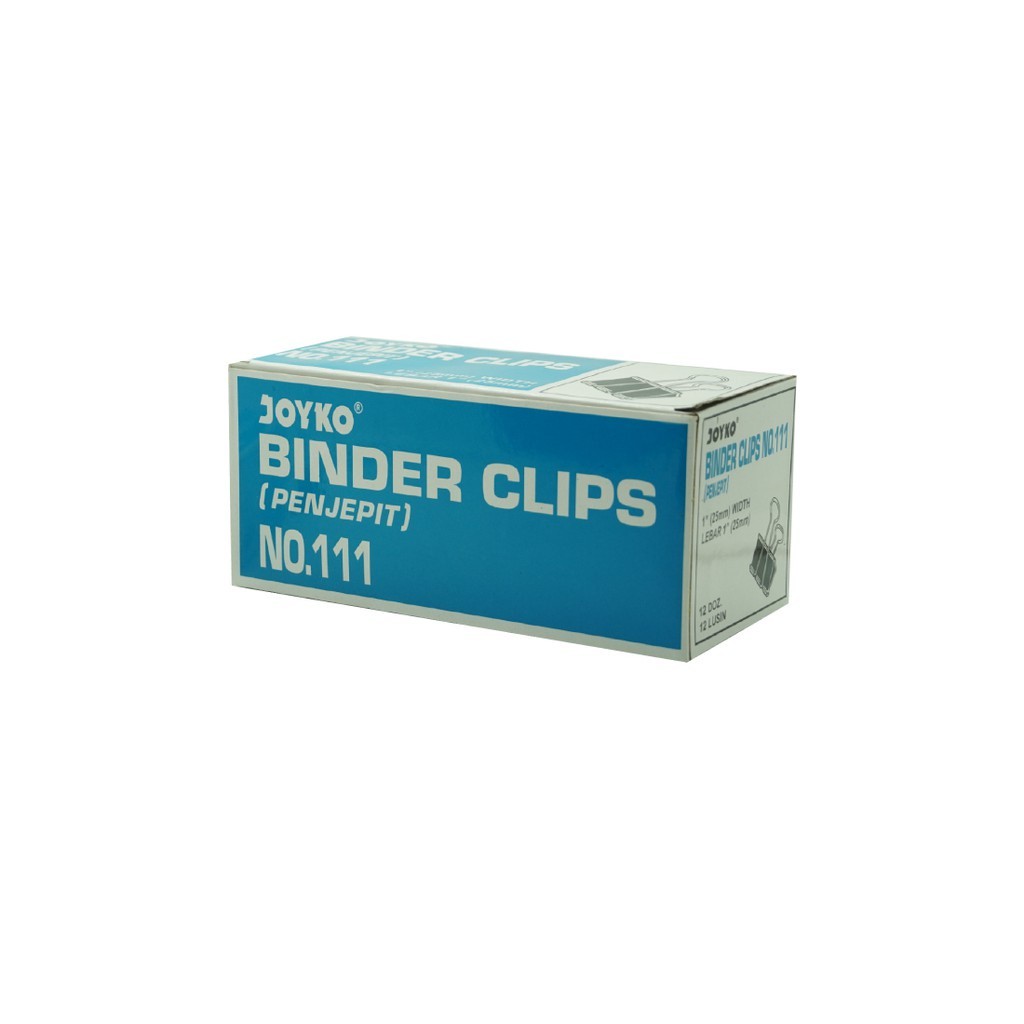 

BINDER CLIP / KLIP / PENJEPIT KERTAS NO 111 JOYKO / RUMAH ALAT TULIS