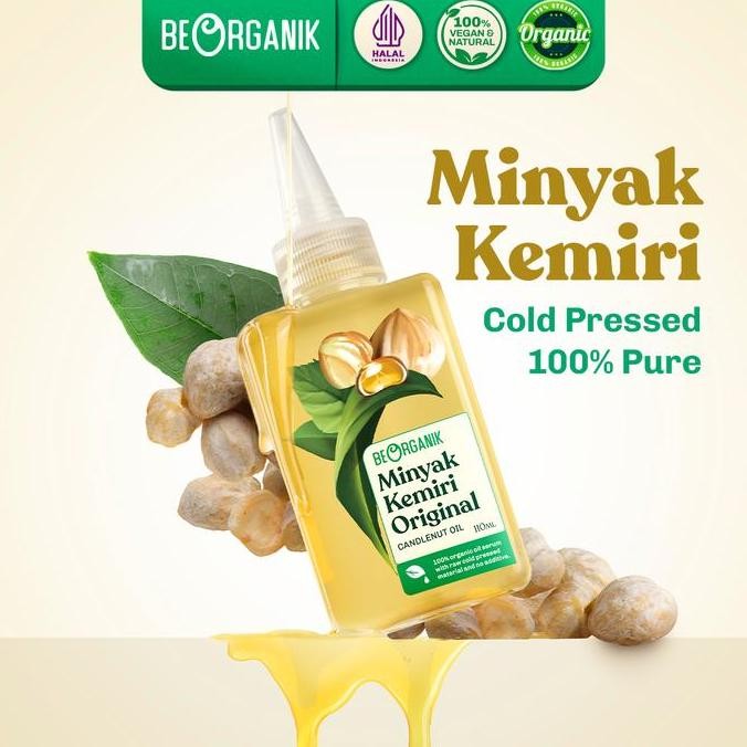 

PROMO BEORGANIK MINYAK KEMIRI ORIGINAL 100% PURE - NATURAL HAIR OIL / HAIRCARE
