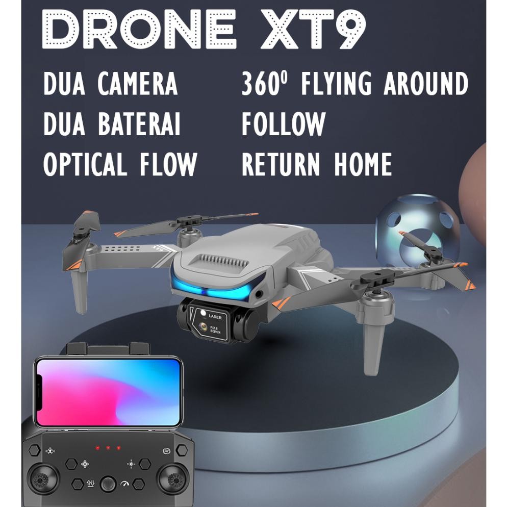 Drone XT9 4K HD Camera 360 flying around Follow intelligent return home