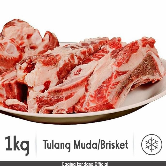 

HIW Tulang brisket / Tulang muda sapi|| daging kandang