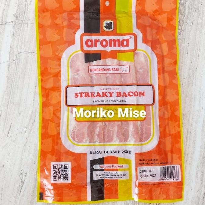 

HIW pork bacon soejasch / bacon aroma / streaky pork bacon 250 gr