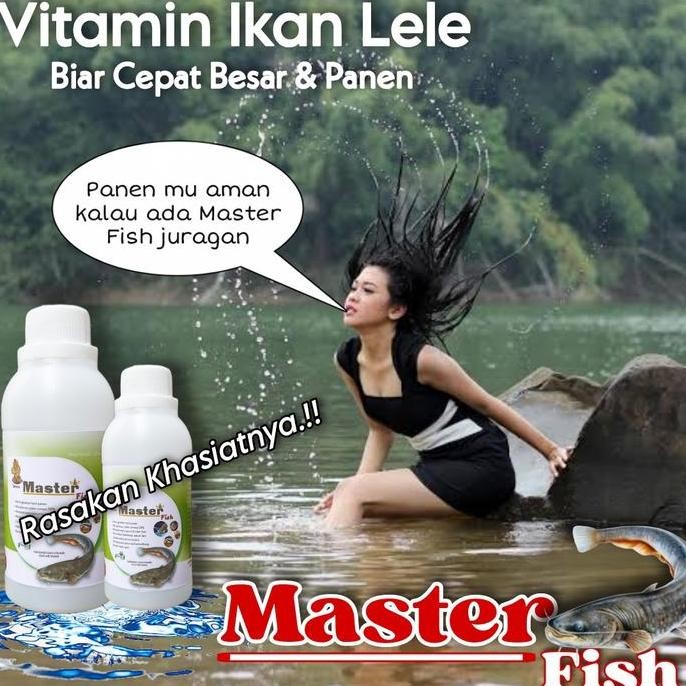 Terlaris Mf06 Probiotik Master Fish Obat & Vitamin Ikan Lele Biar Cepat Besar