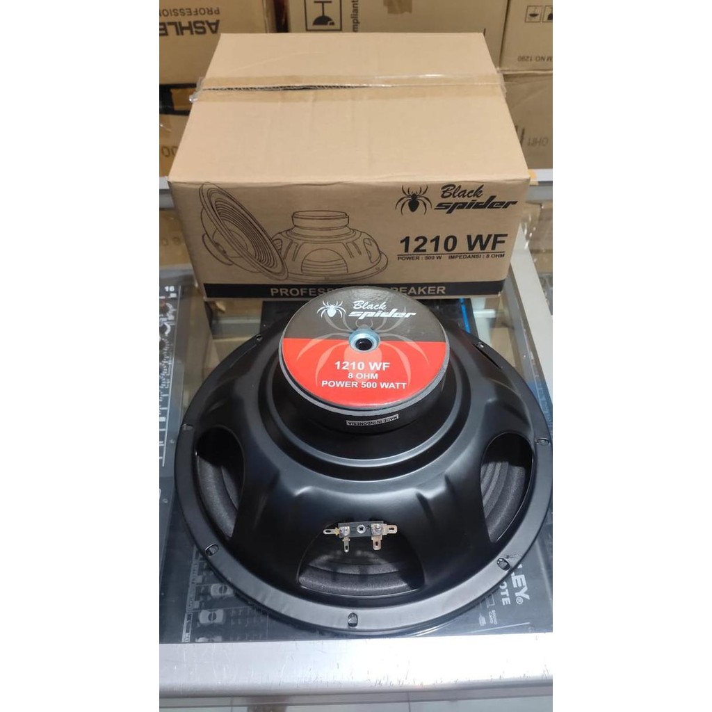 Speaker Black Spider 1210 Wf Blackspider 12 Inch Woofer 1210Wf 12In Original Woofer Bass 500 Watt Ne