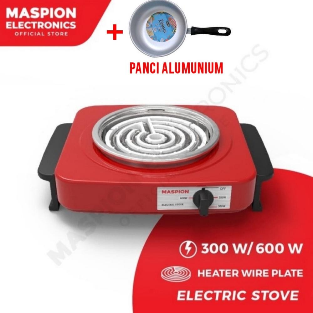 Kompor Listrik Maspion S 300 300 Watt Kompor Portable Maspion S-300 Electric Stove Maspion