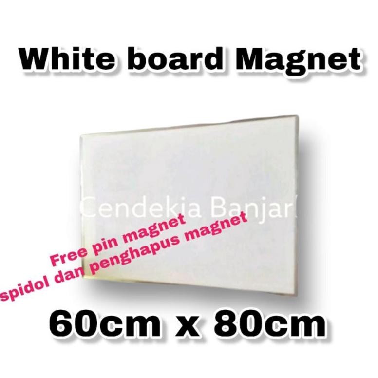 

READY PAPAN TULIS WHITE BOARD MAGNET 60CM X 80CM
