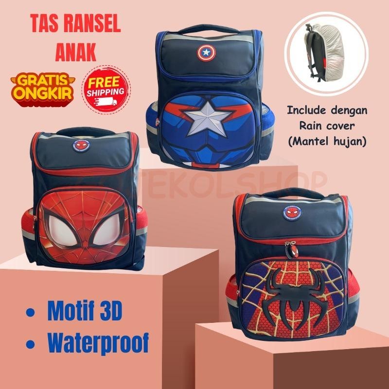 Tas Ransel Anak Sekolah Tas Sekolah Anak Import Anti Air Anti Lecet