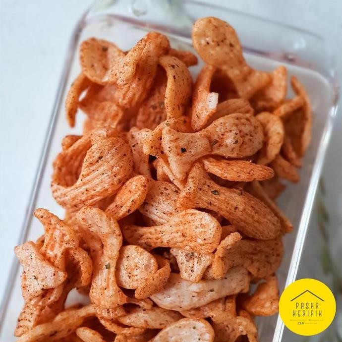 

HIW Keripik Ikan Kampoeng Pedas Size Besar 150g