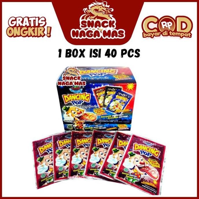 

HIW PERMEN DANCING POP / POPPING CANDY PLETAK PLETOK [1 BOX ISI 40]