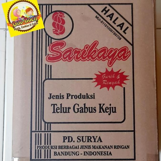 

HIW Sarikaya Telur Gabus Keju Spesial 250 Gram