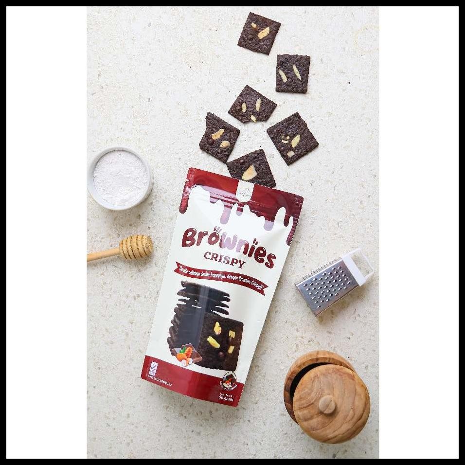 

BROWNIES CRISPY CHOCOLATE/COOKIES BROWNIES ALMOND/ (50 GRAM)