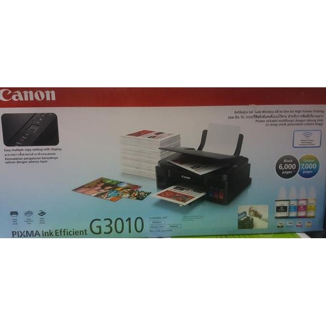 TERBARU - PRINTER CANON G3010 WIRELESS INFUS PABRIK