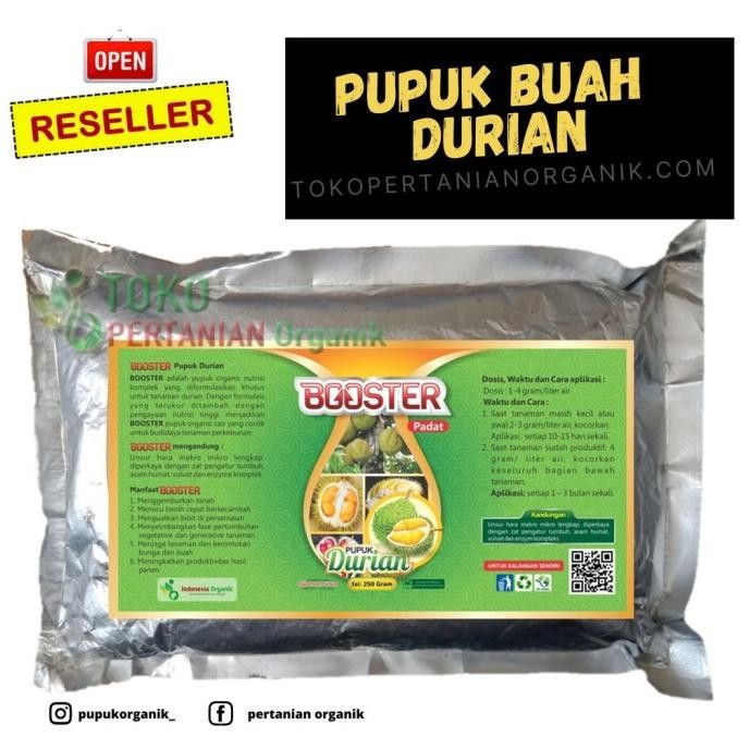 

Terlaris Pupuk Durian Cepat Berbuah, Pupuk Booster Bibit Buah Durian Musang