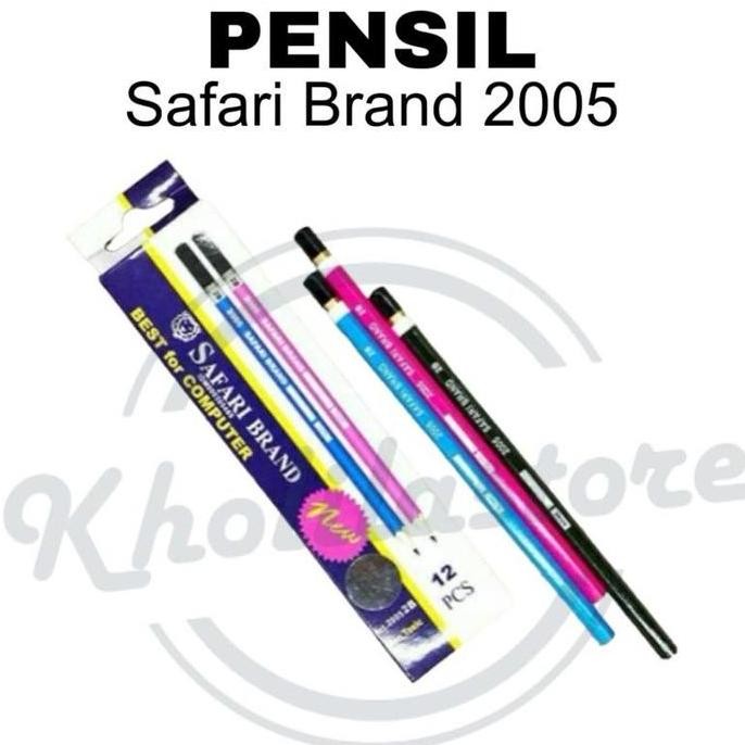 

Pensil 2B Safari 2005 isi 12 pcs Termurah
