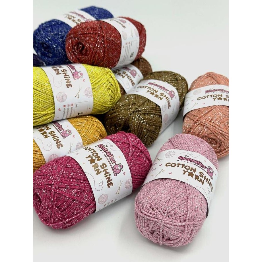 

BEBAS ONGKIR - Benang rajut cotton shine Handcrafter