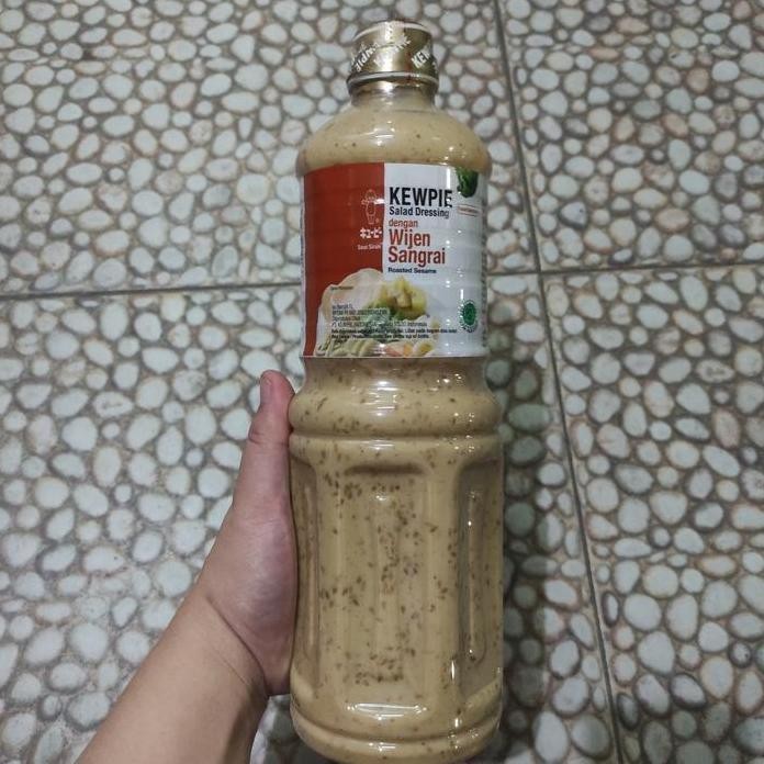 

Terlaris Kewpie Salad Dressing Roasted Sesame (Wijen Sangrai) 1L