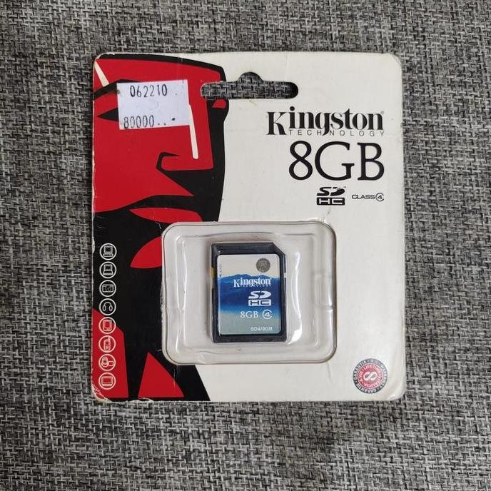 TERBARU - Memory SD Card 8GB Kingston Memori SDHC Original