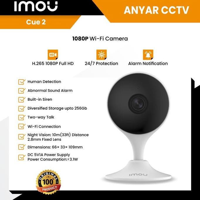 TERBARU - IMOU CUE 2 CCTV WIRELESS 1080P CCTV IMOU IP CAMERA IMOU CUE 2