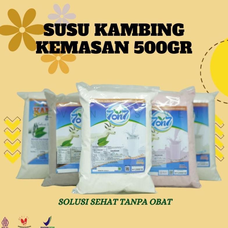 

NEW!!! Susu Kambing Etawa Bubuk 500g 7on7 Penggemuk Stamina Asi