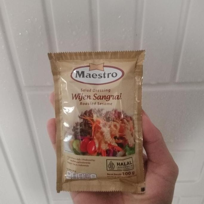 

Terlaris Maestro Salad Wijen Sangrai Uk 100 Gr