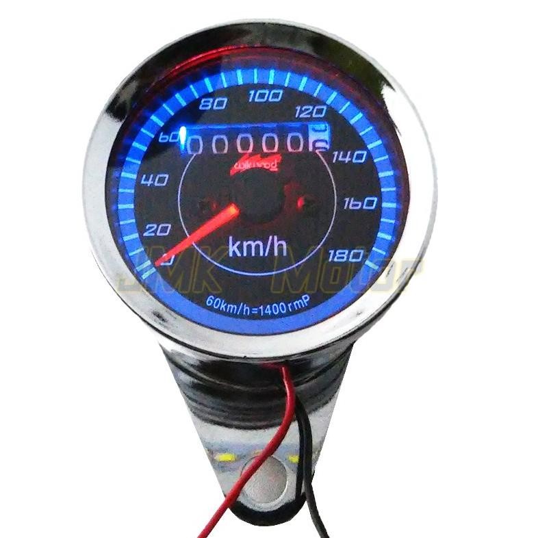 Speedometer Led Variasi Motor Speedometer Jarum Led RPM Kilometer Speedo Universal Motor Wilwood