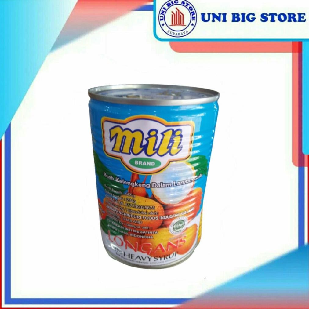 

MILI Longan in Syrup 565 gr Buah Kelengkeng Kaleng Larutan Sirup Gula nUg