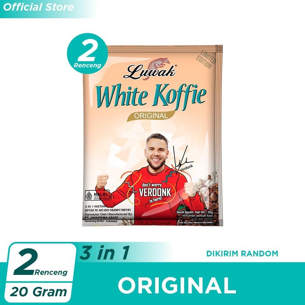 

Kopi Luwak White Koffie Original 10x20gr (Renceng) - 2 Pcs AST nUg