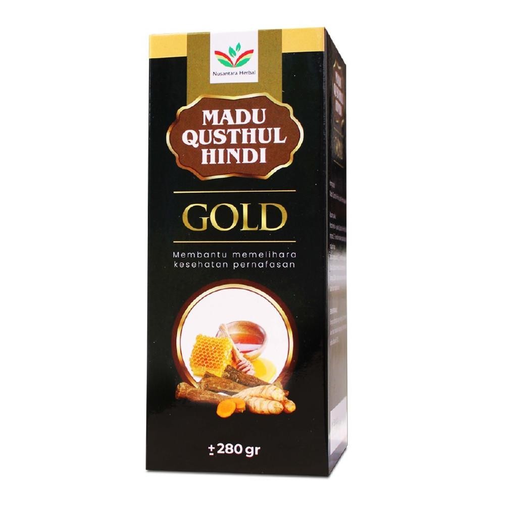 

Madu Qusthul Hindi Gold plus Temulawak Obat Batuk Pilek & Radang Paru Paru AST nUg