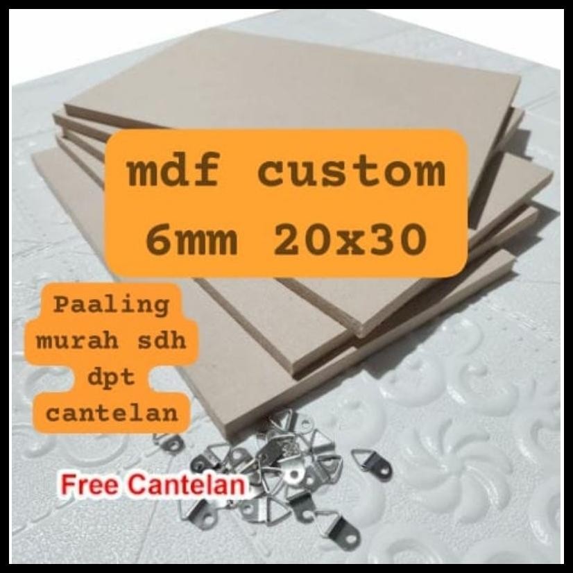 

MDF 6MM 20X30 MINIMAL 10PCS