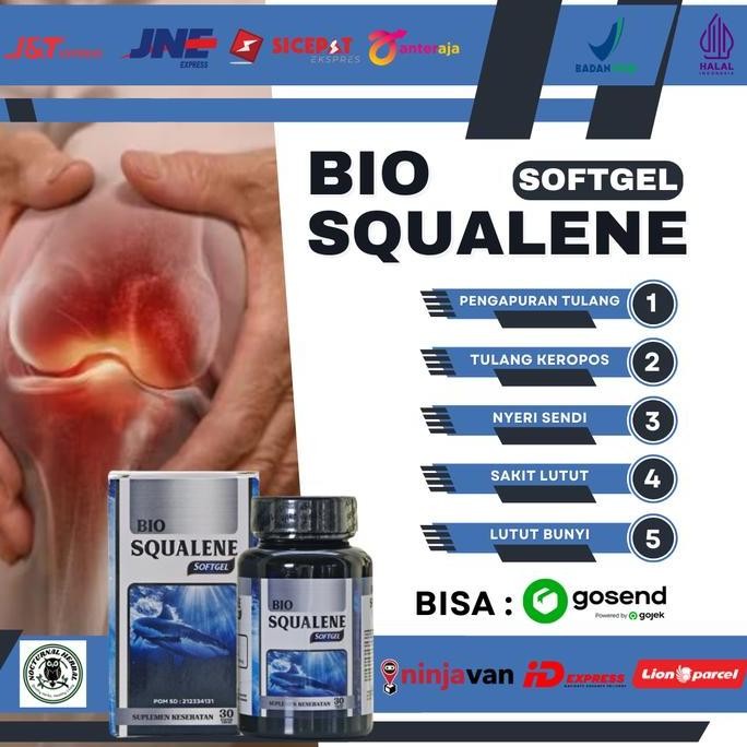 

Terlaris Bio Squalene Softgel Minyak Ikan Hiu Untuk Nyeri Sendi, Suplemen Kesehatan Tulang, Pelumas Sendi Lutut, Pengeroposan Tulang, Pengapuran Tulang, Lutut Bunyi, Lutut Sakit, Lutut Nyeri, Lutut Kopong, Lutut Keropos Resmi Bpom Dan Halal Mui Vitamin D3