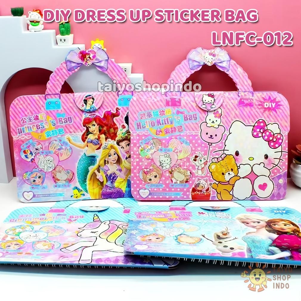 

[original] diy dress up sticker bag karakter kartun kuromi melody cinnamoroll capybara stiker dekorasi kids toys [terlaris] [terbaik]