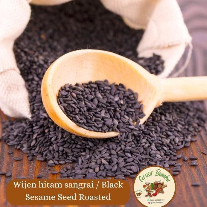 

Terlaris Wijen Hitam Sangrai 250Gram / Black Sesame Seed Roasted