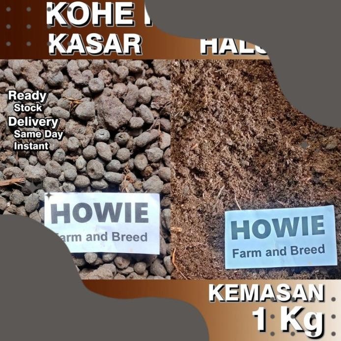 

Terlaris Terbaru Kohe Pupuk Kandang Kotoran Kambing Halus Kasar 1Kg