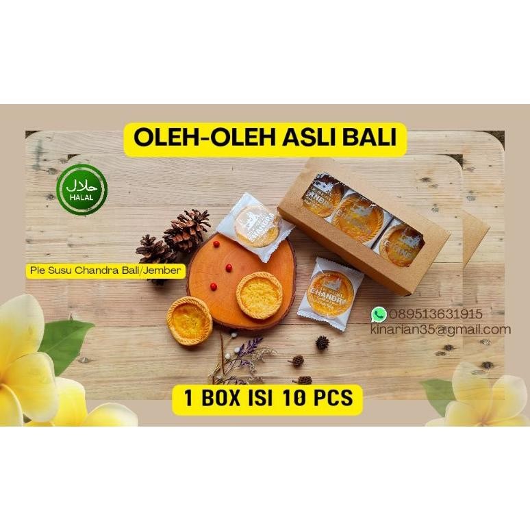 

Pie Susu | Pie Susu Bali | Oleh Khas Bali | Pie Susu Chandra 1 Box isi 10 Pcs | Pie Susu Chandra | Pie Susu Asli Bali | Oleh Khas Bali | Pie Susu Enak | Pie Susu Murah | Cemilan | Cemilan Gurih | Oleh Oleh | Khas Bali nUg