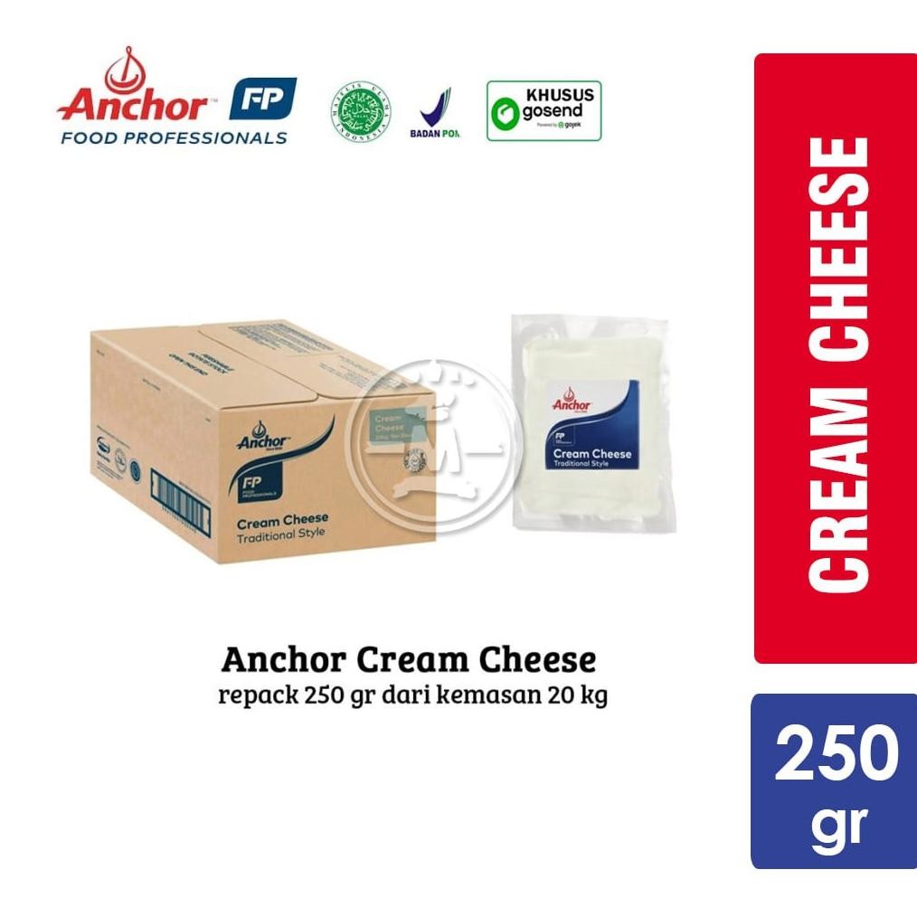 

Anchor Keju Cream Cheese [250 gr] KHUSUS GOSEND nUg