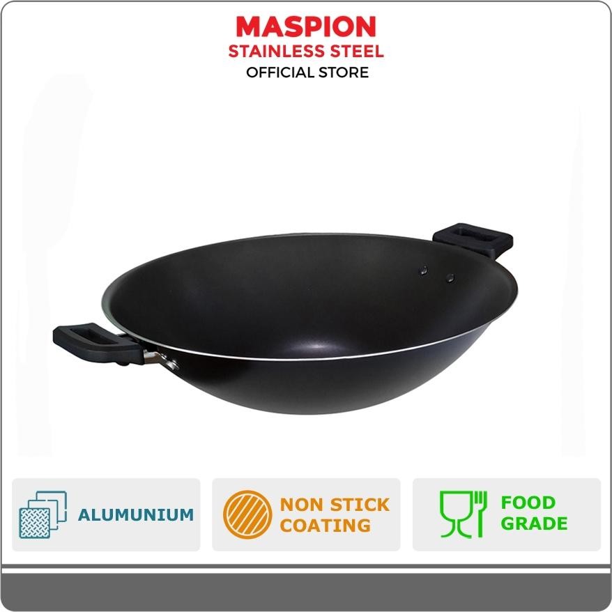 RADEN Maspion Wajan Anti Lengket New Prisma Wok 30 cm