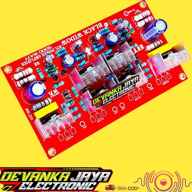 Kit Driver Black Widow Btl 5000W Power Amplifier Safari Btl New Stok