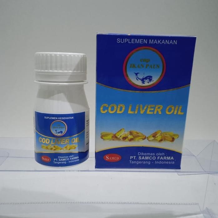 

Terlaris Suplemen Vitamin Minyak Ikan Cod Liver Oil 50 Kapsul