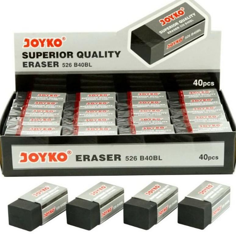 

RB Penghapus Pencil Joyko Hitam 526 B50BL(Harga tertera 1 pack isi 40)