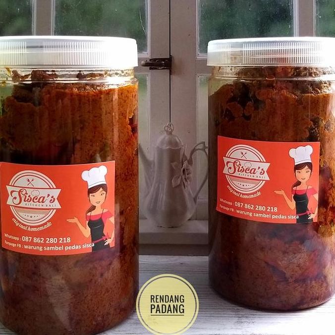 

Produk Unggulan] Rendang Padang In Jar,Rendang Enak dan Empuk