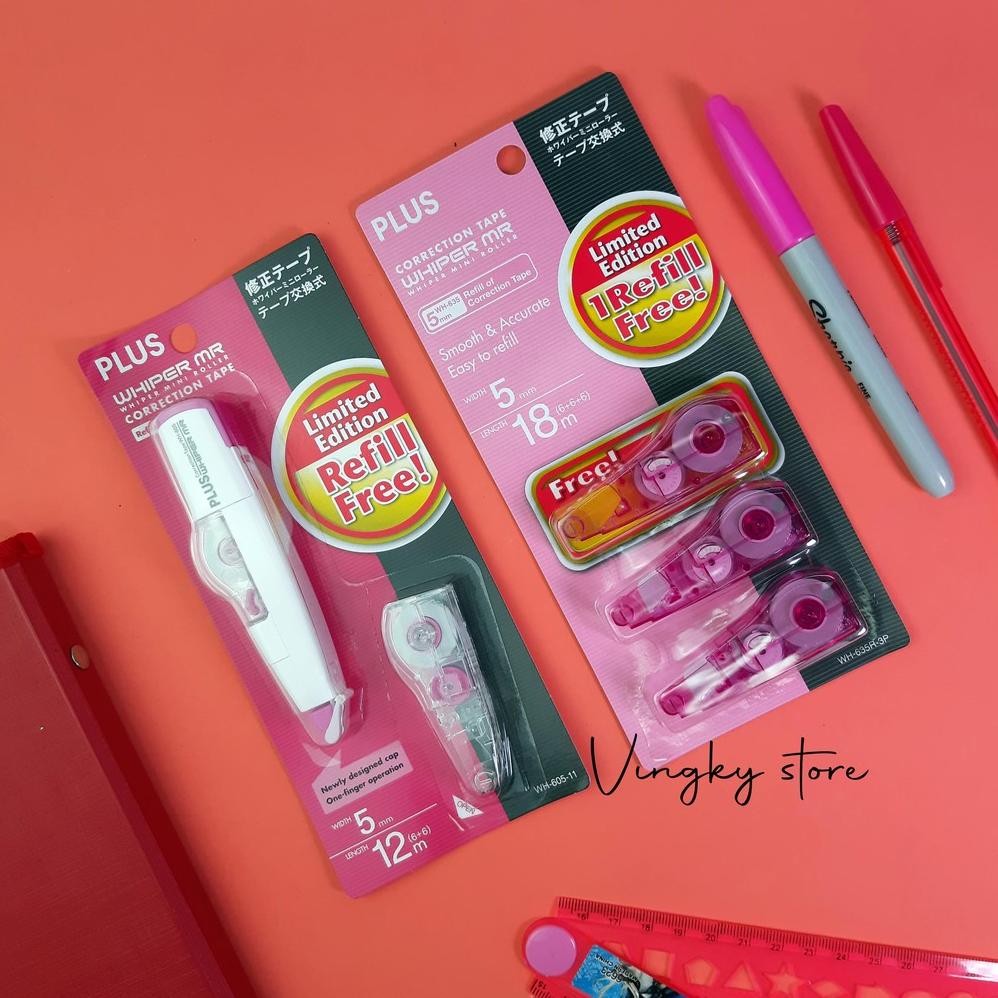 

RB Refill Correction Tape / Isi Ulang Tipex Plus WH-635 / WH-605 Isi 3Pc