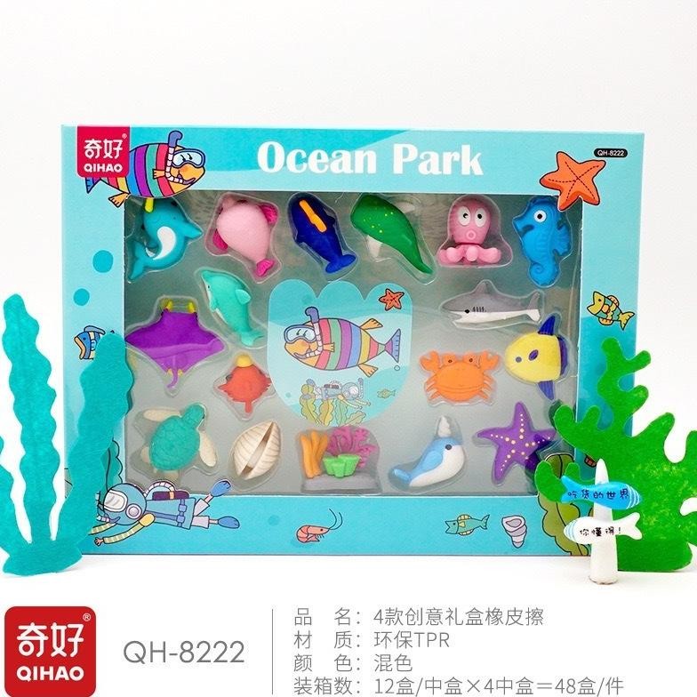 

RB (Harga Per Kotak) Penghapus Karakter Motif Mainan Anak Laki Perempuan Stimulasi Sensory Play STATIONERY GIFT SET