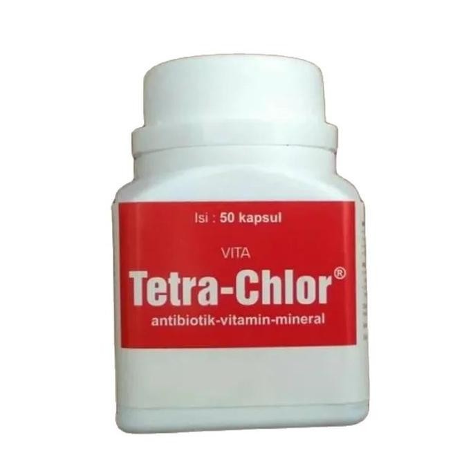Terlaris Vita Tetra Chlor 50 Kapsul Obat Untuk Ayam Sakit Ayam Ngorok Pilek Crd Vitamin Ayam Bisa Un