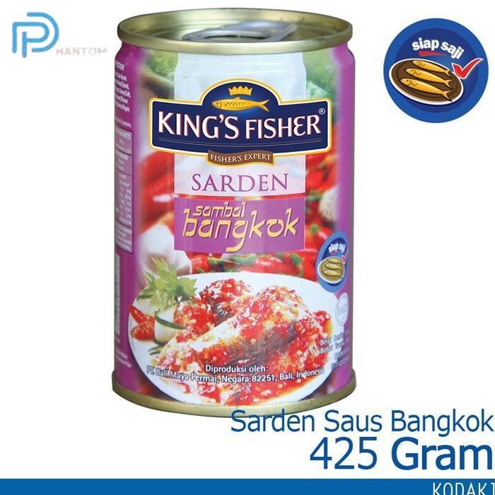 

BARU KTMSTORE KING'S FISHER SARDEN SAUS BANGKOK MAKANAN KALENG 425 G KINGS FISHER