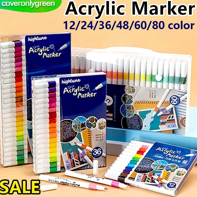 

RB COD36/48/60 Colors Pen Akrilik Marker Warna Cepat Kering Tahan Air / Spidol Acrylic Painter / Menggambar Kreativitas Seni Edukasi Anak