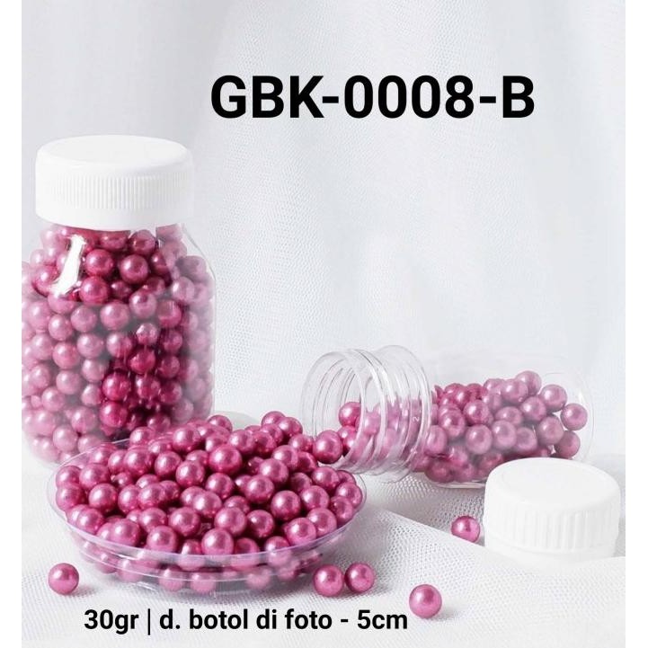 

best produk] GBK-0008-B Sprinkles sprinkle sprinkel 30 gram mutiara metalik ungu