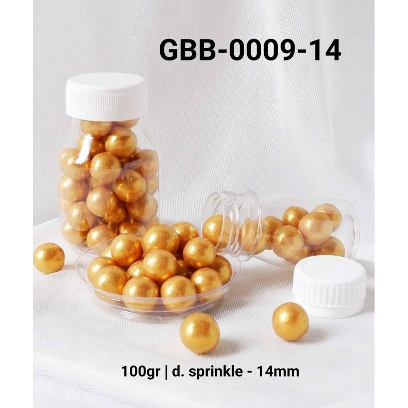 

best seller] GBB-0009-14 Sprinkles sprinkle sprinkel 100 gram mutiara emas