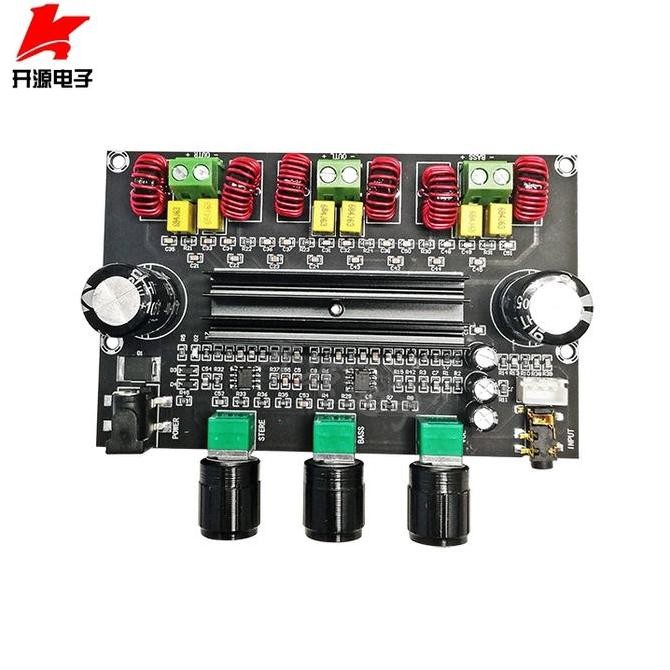 Xh-A305 Bluetooth 5.0 Stereo Digital Power Amplifier Board Tpa3116D2 5 Hitam Subwoofer Pc Biru New S